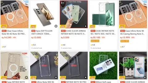 Rekomendasi Casing HP untuk Infinix Note 50 Pro